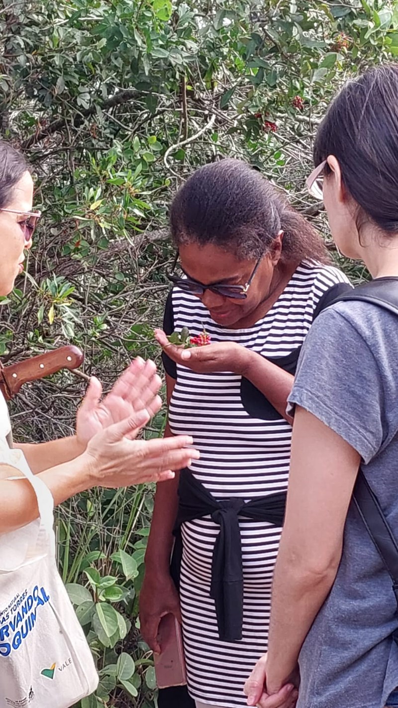 Programa Trilha Cidadã: grupo de cegos visita Parque Estadual Paulo César Vinha