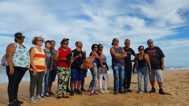 Programa Trilha Cidadã: grupo de cegos visita Parque Estadual Paulo César Vinha