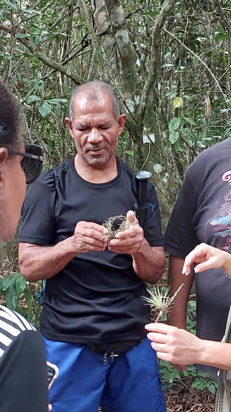 Programa Trilha Cidadã: grupo de cegos visita Parque Estadual Paulo César Vinha