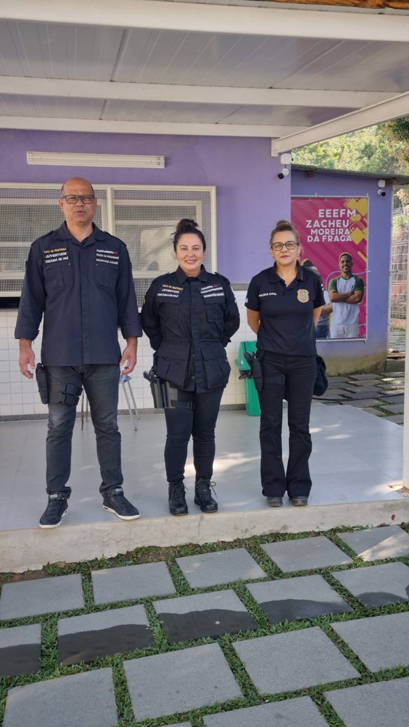PCES visita escolas no interior do Estado e ministra palestras para estudantes