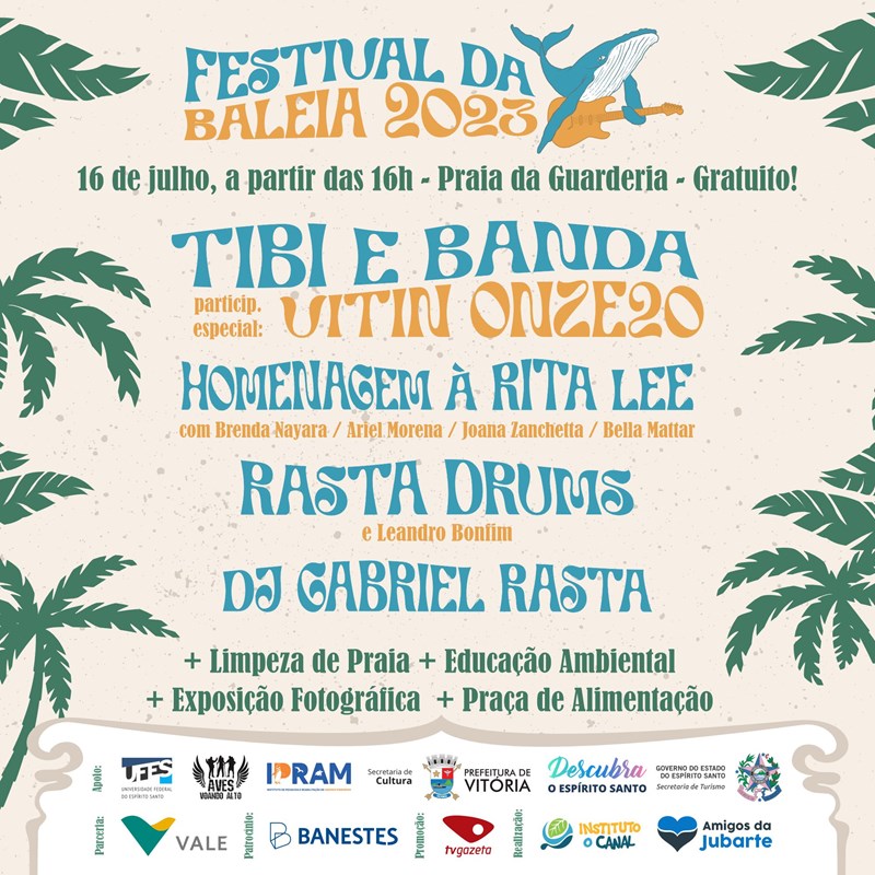 Festival abre temporada de Observação de Baleia com apoio da Setur