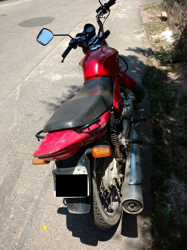 Moto recuperada Teixeira Leite