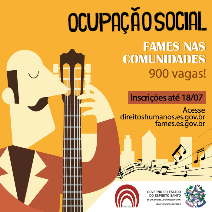 SEDH - 1707 - fames_inscrições6|||Fotógrafo:Divulgação