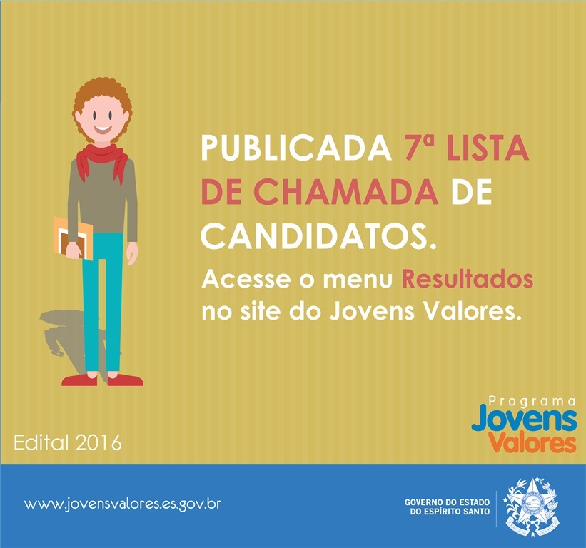 Seger - Jovens valores chamada