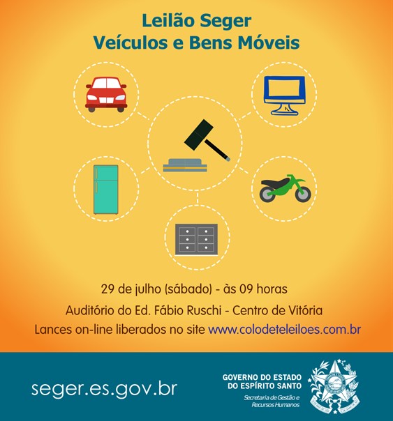 Seger - Leilão - 1707 -|||Fotógrafo:Assessoria de Comunicação/Seger