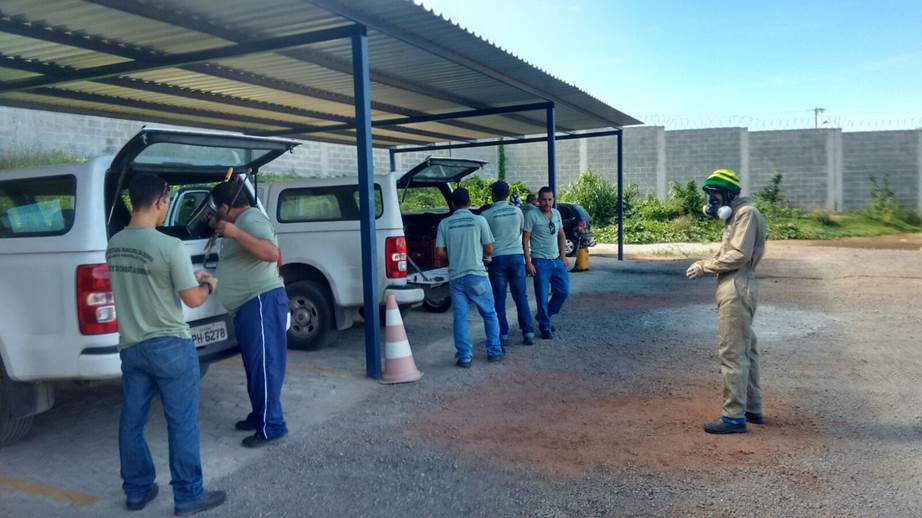 agentes pátio_Detran