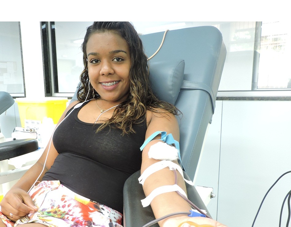 doadora de sangue_Sesa|||Fotógrafo:Arquivo Secom/ES