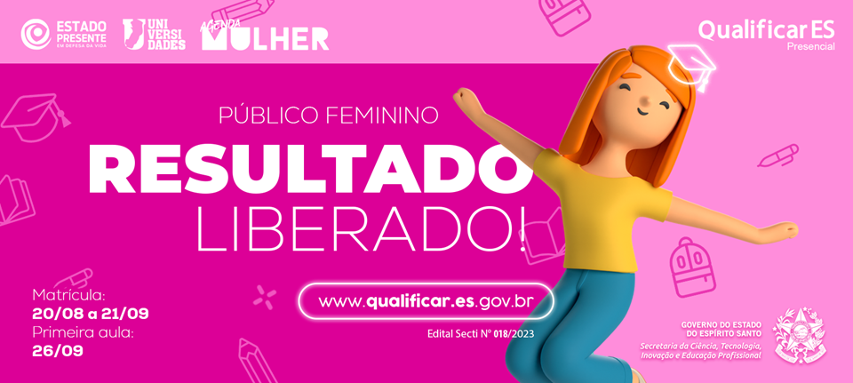 Banner SECTI - mulher resultado