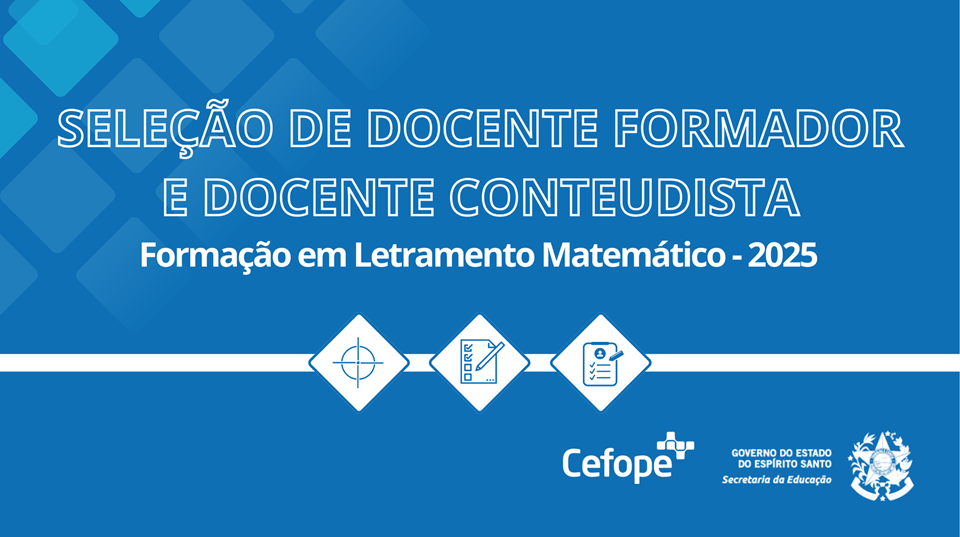 Card Site - Seleção Docente Formador e Docente Conteudista - Letramento Matemático 2025
