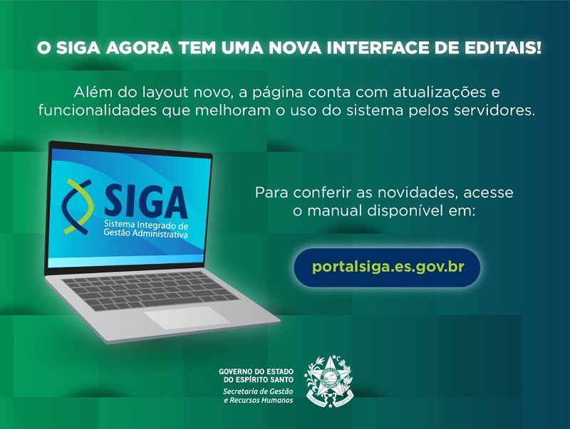 Card_SIGA_Nova interface de Editais