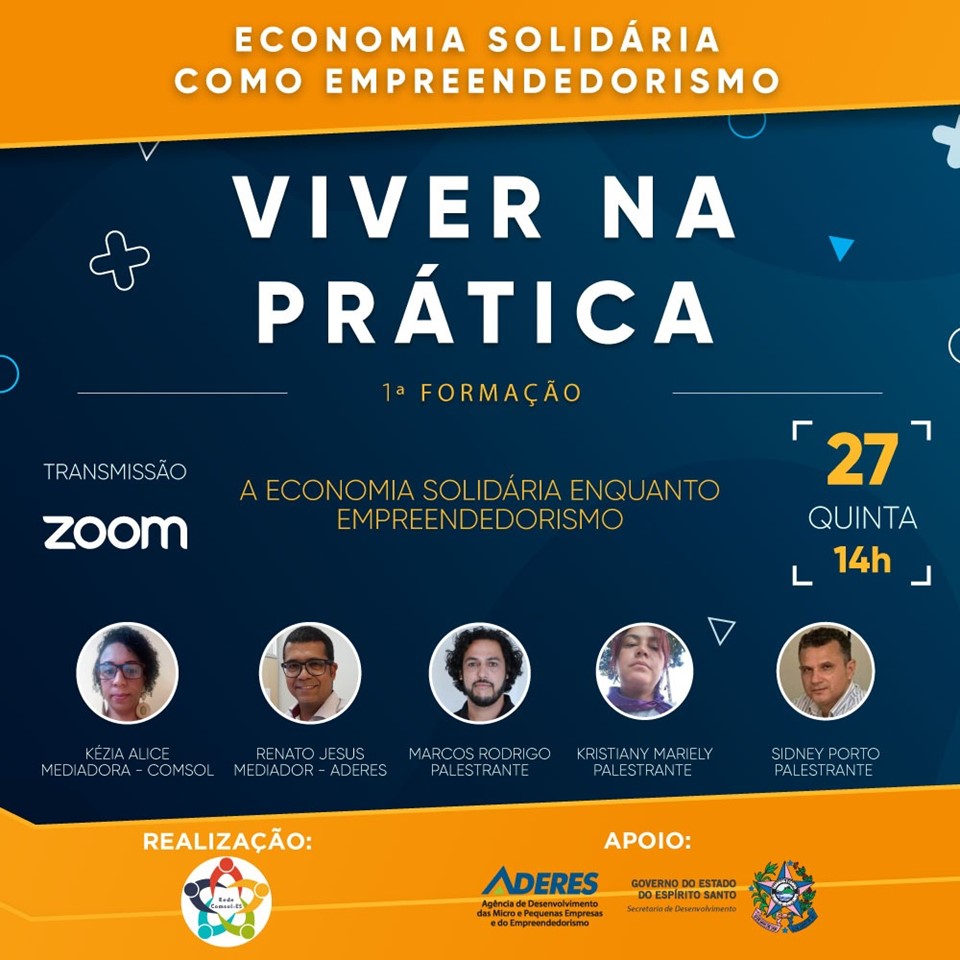 Ciclo de Formação - A Economia Solidária Enquanto Empreendedorismo