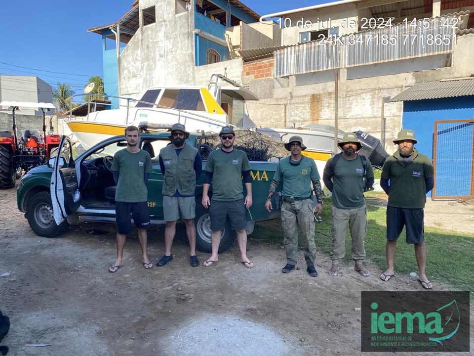 Fiscalização redes de pesca