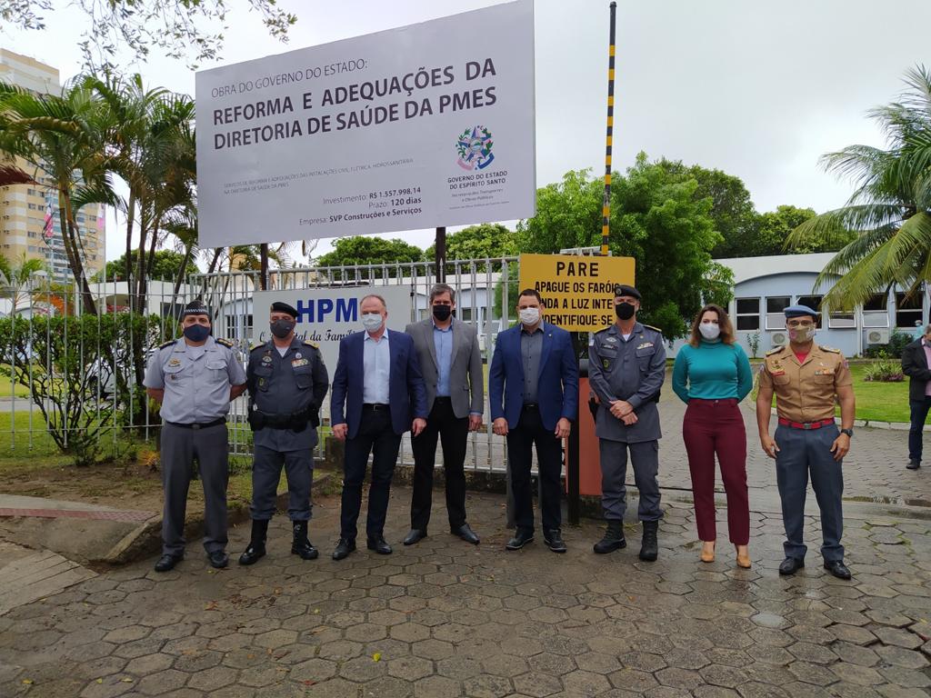 Governador assina Ordem de Serviço para reforma geral do Hospital da Polícia Militar