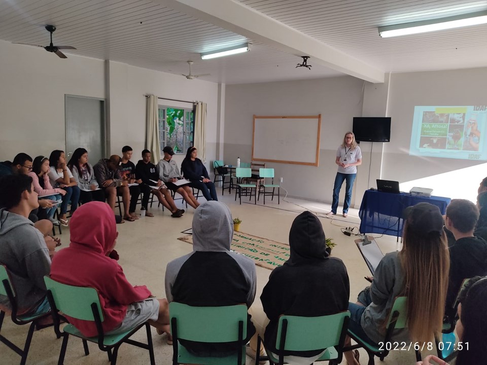 Idaf na Escola Rio Bananal