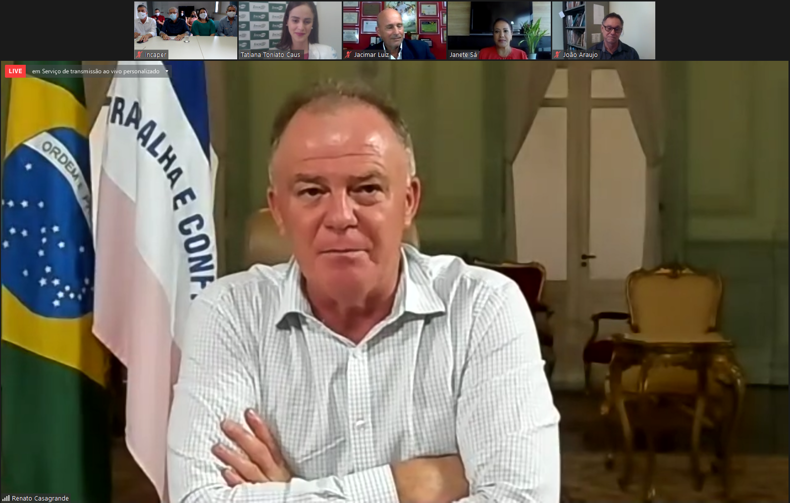Live 64 anos Incaper