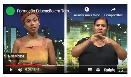 Notícia acessibilidade