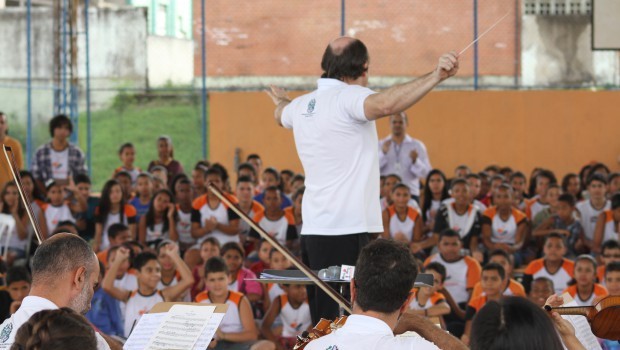 Projeto ‘Orquestra nas Escolas’ abre temporada na próxima quarta-feira (30)