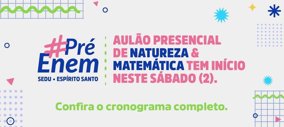 PRÉ-ENEM - AULÃO NAT MAT_banner