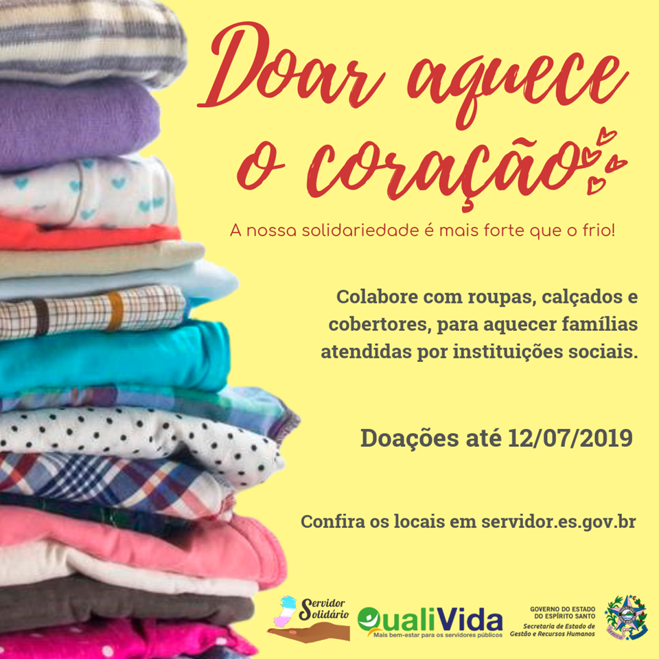 Post - Doar aquece o coração