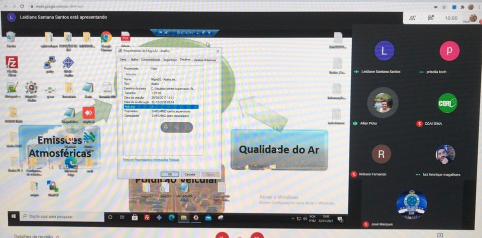 Reunião Qualidade do Ar