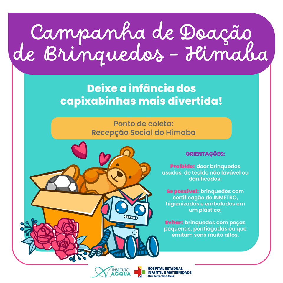 WhatsApp - Campanha da arrecadação de brinquedos - Himaba
