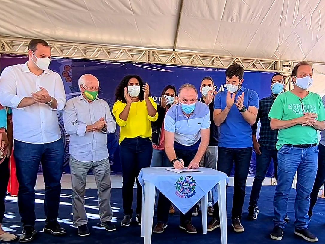 Governador anuncia expansão das obras de pavimentação da ES-388 em Vila Velha