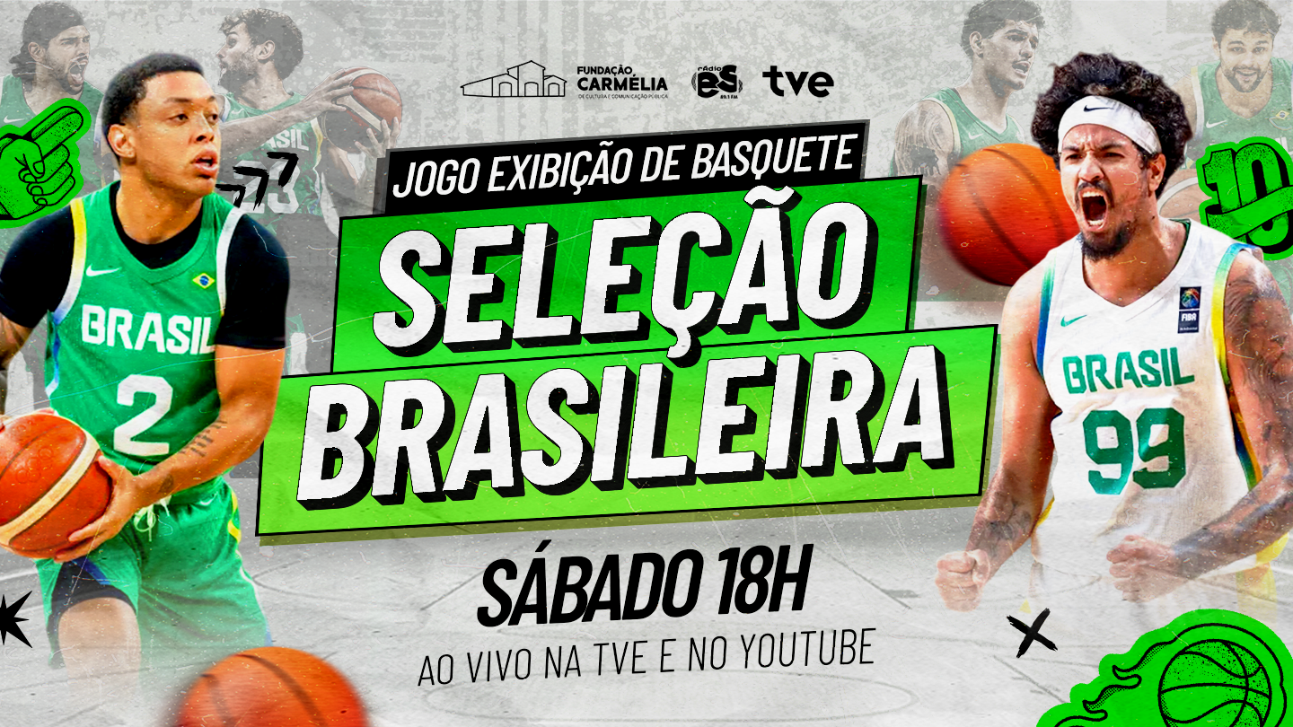 imagem release transmissão jogo basquete seleção brasileira 