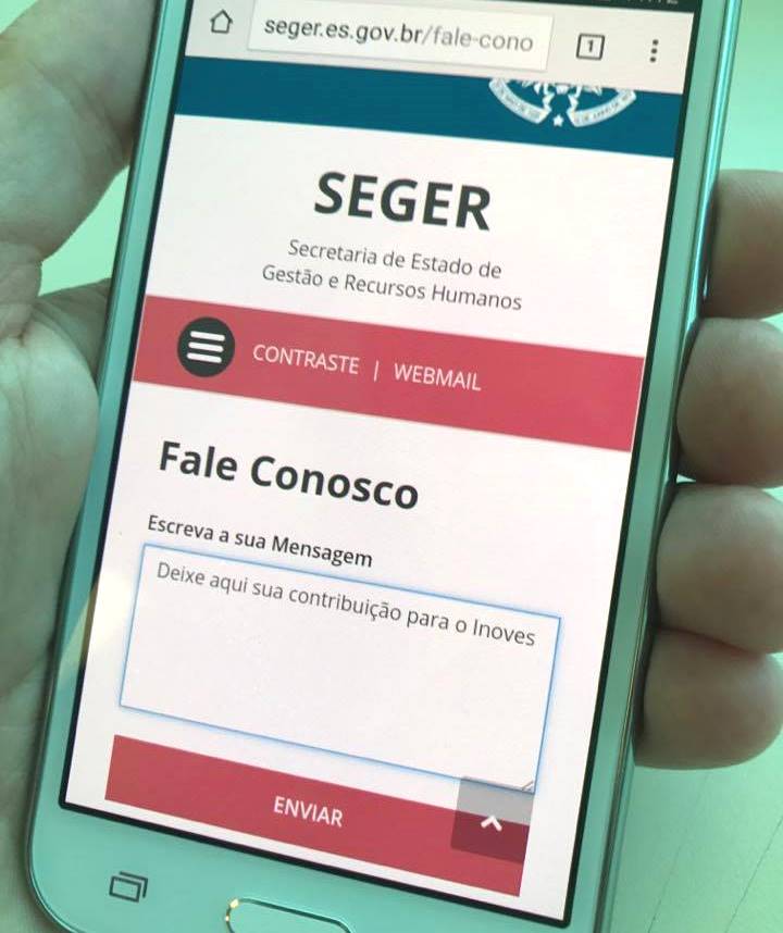 seger_faleconosco|||Fotógrafo:Assessoria de Comunicação/ Secom-ES