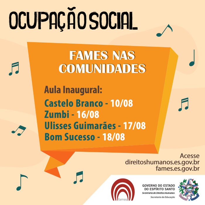 SEDH - 0808 - FamesAulaInaugural|||Fotógrafo:Assessoria de Comunicação/SEDH